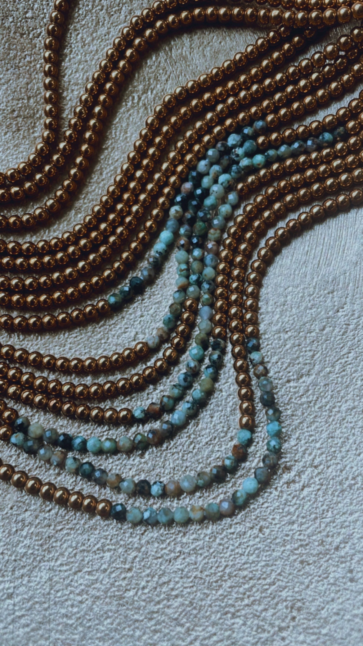 African Turquoise Anklet