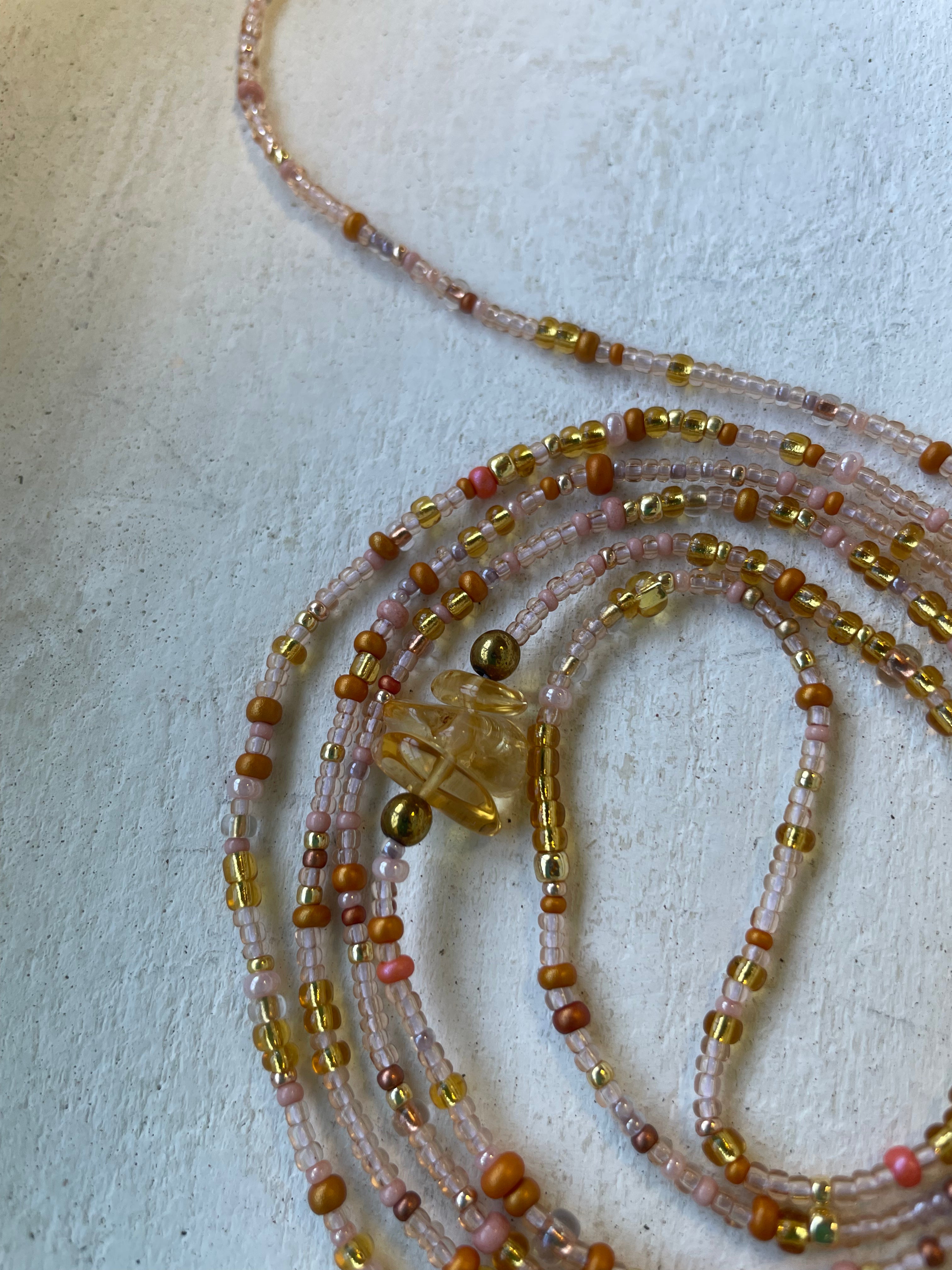 Rose Gold + Citrine