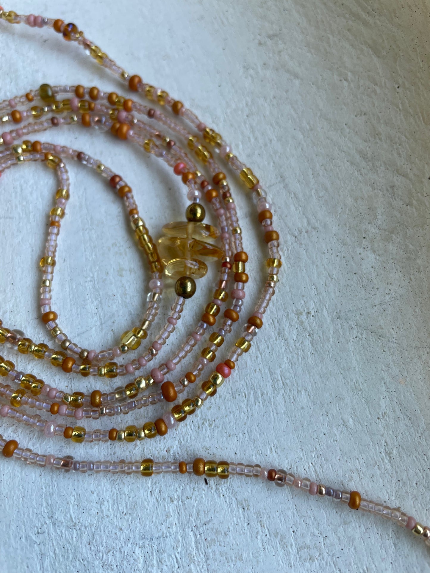 Rose Gold + Citrine