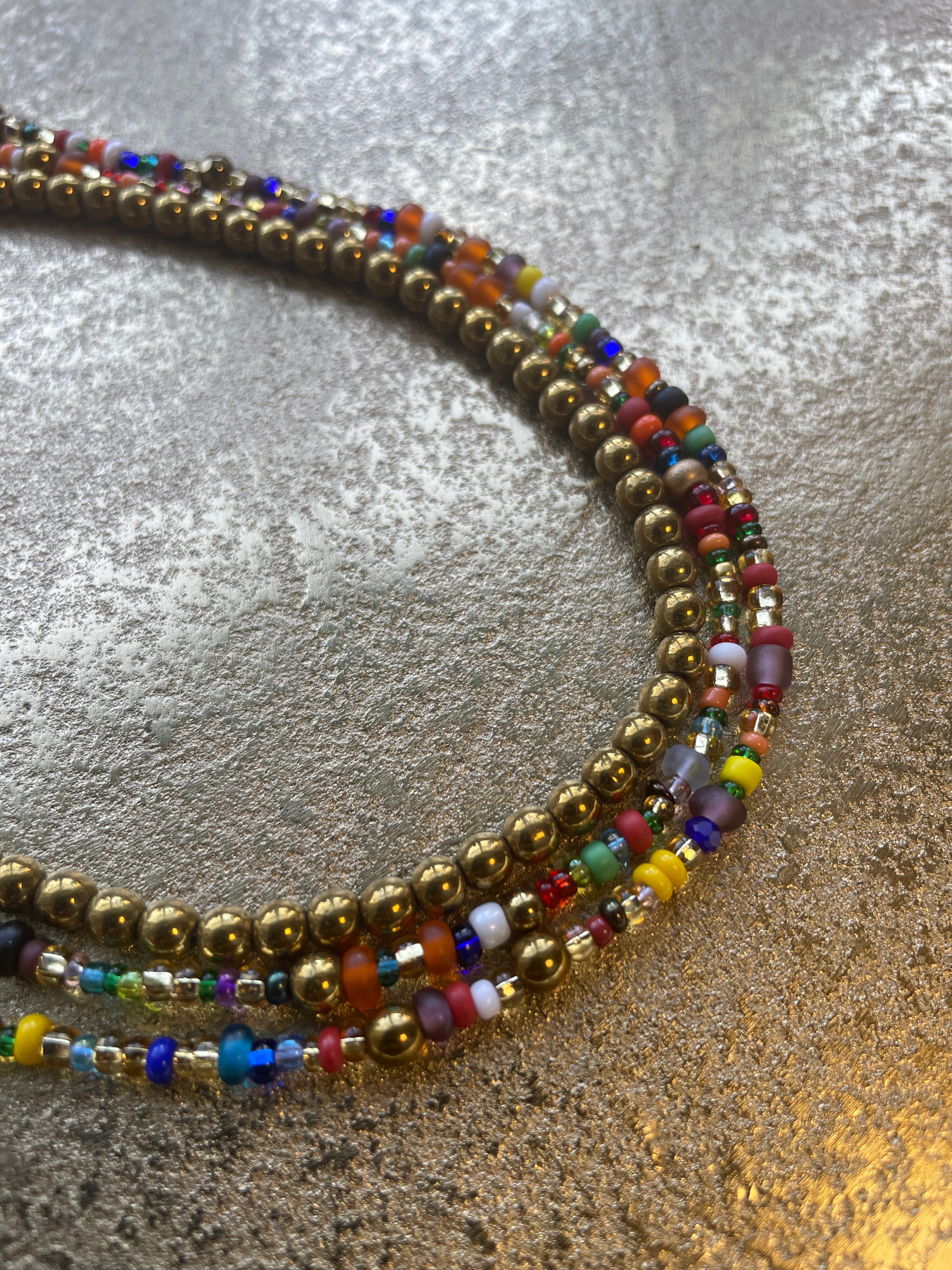 Aurum Pillars Anklet Set